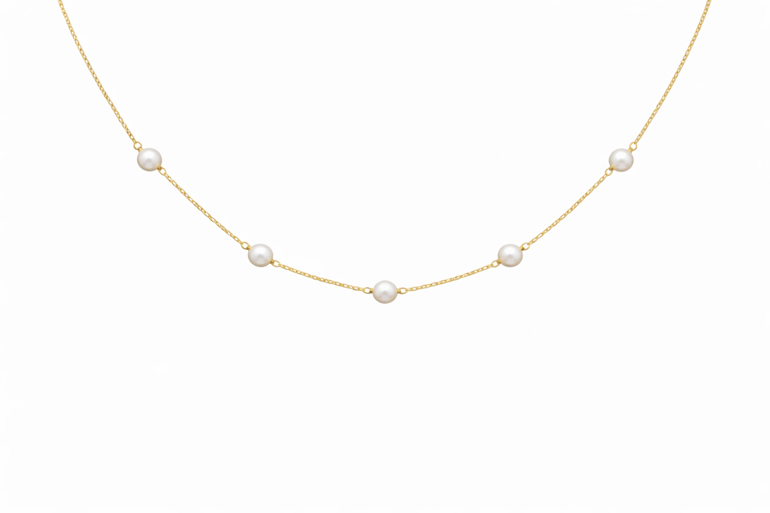 colgante de oro con perlas